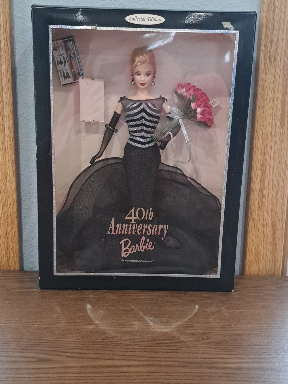 Barbie 40th Anniversary Doll in Black and Pink Gown